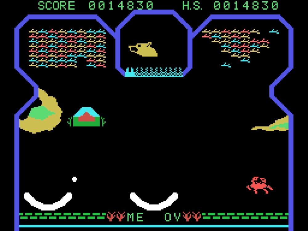 Gameplay of Flipper Slipper for Colecovision